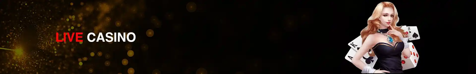 Live casino lobby on NUEBE GAMING app interface